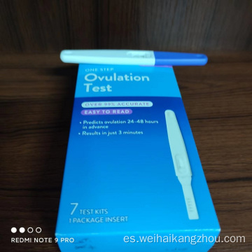 Requisito de orina femenina LH Kit de prueba de ovulación en venta OEM de exportación